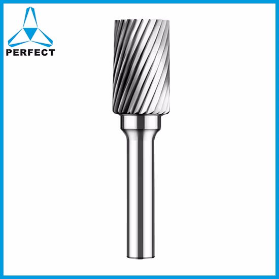 Lima per unghie rotativa in tungsteno a forma di fiamma lunga B