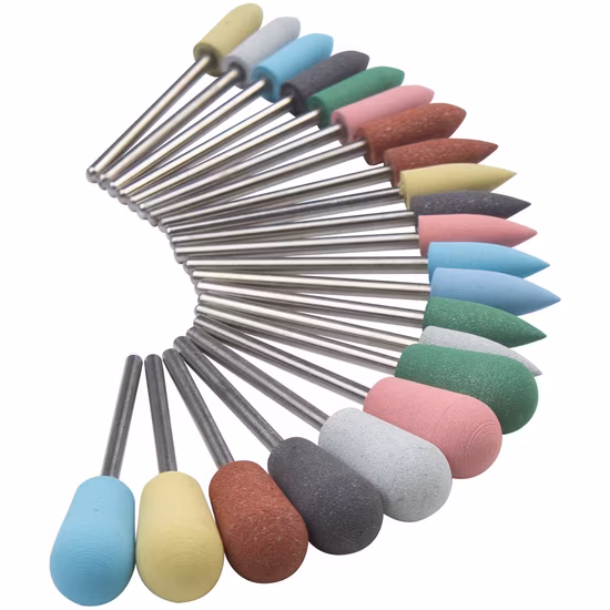 Punta per levigatura per trapano per unghie in silicone per lucidatura delle unghie